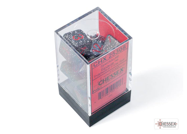 Gamers Guild AZ Chessex CHX25308 Speckled Space Polyhedral 7-Dice Set Chessex