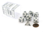 Gamers Guild AZ Chessex CHX25311 - Chessex 7 Die Set Arctic Camo Speckled Chessex