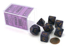 Gamers Guild AZ Chessex CHX25317 - Chessex 7 Die Set Hurricane Speckled Chessex