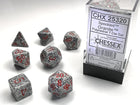 Gamers Guild AZ Chessex CHX25320 -  Chessex 7 Die Set Speckled Granite Chessex