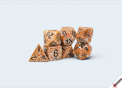 Gamers Guild AZ Chessex CHX25333 - Chessex Speckled Rust 7-Dice Set (Pre-Order) AGD