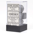 Gamers Guild AZ Chessex CHX25340 - Chessex 7 Die Set Hi Tech Speckled Chessex