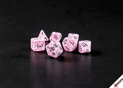 Gamers Guild AZ Chessex CHX25354- Chessex Speckled Pink 7-Dice Set (Pre-Order) AGD