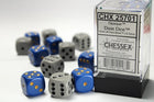 Gamers Guild AZ Chessex CHX25701 - Chessex 16mm Set of 12 D6 Opaque Dixie Dice Chessex