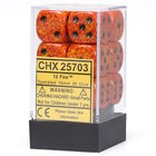 Gamers Guild AZ Chessex CHX25703 - Chessex 16mm Fire Speckled Chessex