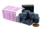Gamers Guild AZ Chessex CHX25707 - Chessex 16mm Cobalt Speckled Chessex