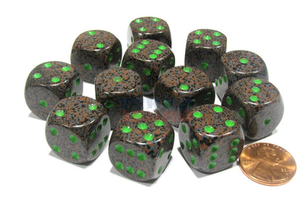 Gamers Guild AZ Chessex CHX25710 - Chessex  16mm Earth Speckled Chessex