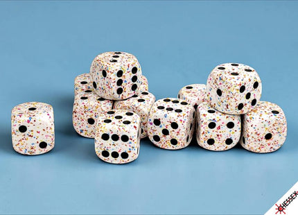 Gamers Guild AZ Chessex CHX25721 - Chessex Speckled Birthday D6 - 12ct Dice Block (Pre-Order) AGD