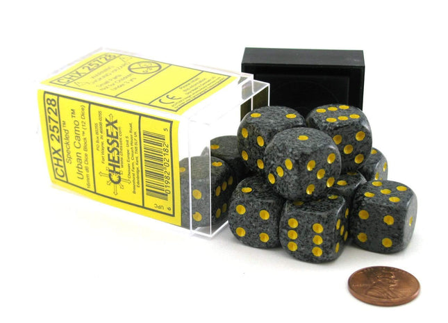 Gamers Guild AZ Chessex CHX25728 - Chessex 16mm Urban Camo Speckled Chessex