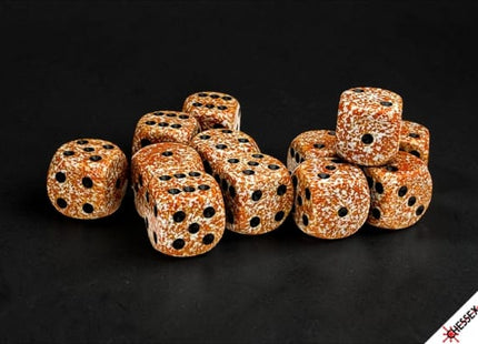 Gamers Guild AZ Chessex CHX25733 - Chessex Speckled Rust D6 - 12ct Dice Block (Pre-Order) AGD