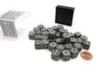 Gamers Guild AZ Chessex CHX25810 - Chessex 12mm Grey/Black Opaque Chessex
