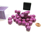 Gamers Guild AZ Chessex CHX25827 - Chessex 12mm Lt Purple / White Opaque Chessex