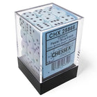 Gamers Guild AZ Chessex CHX25866: Chessex D6 Opaque Pastel Blue/Black Dice Block ACD Distribution