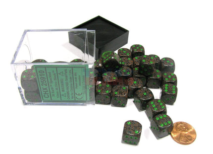 Gamers Guild AZ Chessex CHX25910 - Chessex  12mm Earth Speckled Chessex