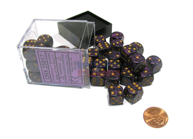 Gamers Guild AZ Chessex CHX25917 - Chessex 12mm Hurricane Speckled Chessex