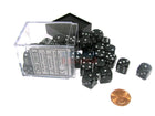 Gamers Guild AZ Chessex CHX25918 - Chessex 12mm Ninja Speckled Chessex
