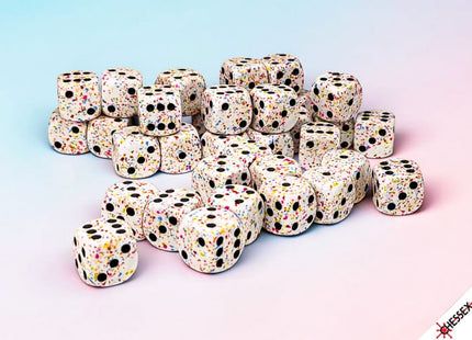 Gamers Guild AZ Chessex CHX25921 - Chessex Speckled Birthday D6 - 36ct Dice Block (Pre-Order) AGD