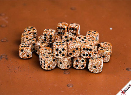 Gamers Guild AZ Chessex CHX25933 - Chessex Speckled Rust D6 - 36ct Dice Block (Pre-Order) AGD