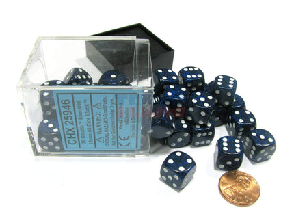Gamers Guild AZ Chessex CHX25946 - Chessex 12mm Stealth Speckled Chessex