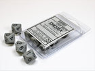 Gamers Guild AZ Chessex CHX26210 - Chessex Set of Ten D10 Opaque Dark Grey / Black - Black Friday Chessex