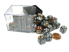 Gamers Guild AZ Chessex CHX26824 - Chessex 12mm Copper / Steel Gemini Chessex
