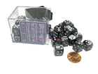 Gamers Guild AZ Chessex CHX26832 - Chessex 12mm Purple Steel / White Gemini Chessex