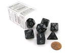 Gamers Guild AZ Chessex CHX27428 - Chessex 7 Die Set Smoke / Silver Borealis Discontinue