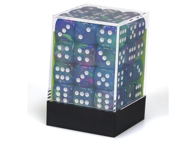 Gamers Guild AZ Chessex CHX27946 - Chessex 12mm Festive Waterlily/White Chessex