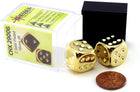 Gamers Guild AZ Chessex CHX29006 - Chessex Gold Plated Dice Chessex