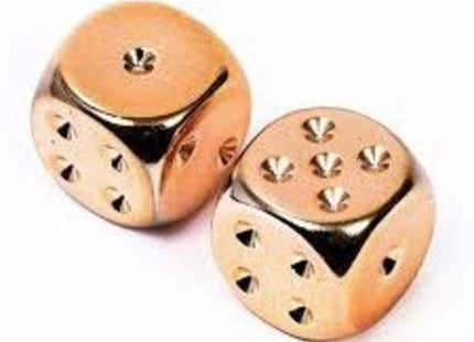 Gamers Guild AZ Chessex CHX29011 - Chessex Copper Plated Dice Chessex