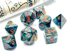 Gamers Guild AZ Chessex CHX30049 Chessex Lab Dice: Lustrous Alpestris/orange Polyhedral Chessex