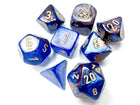 Gamers Guild AZ Chessex CHX30055 Chessex Lab Dice: Lustrous Azurite/gold Chessex