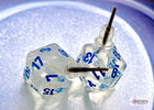 Gamers Guild AZ Chessex CHX54511 - Stud Earrings Borealis Icicle Mini-Poly d20 Pair Chessex