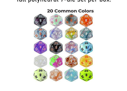 Gamers Guild AZ Chessex Hidden Wonders - 7-Die Polyhedral Set Blind Box (Pre-Order) Chessex