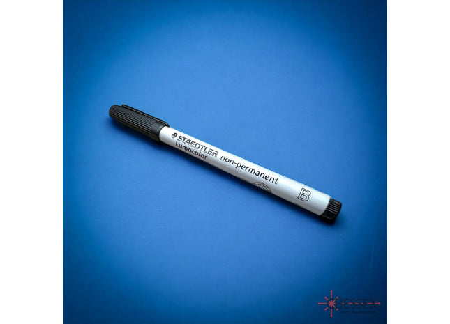 Gamers Guild AZ Chessex Water Soluble Single Blue Marker Broad-Tip Single - Black Chessex