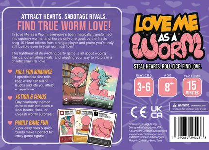 Gamers Guild AZ Chicken Challengers Love Me as a Worm (Pre-Order) Quartermaster Direct