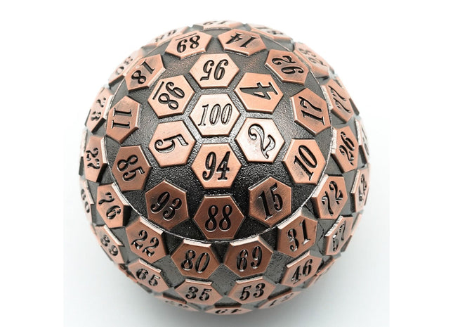 Gamers Guild AZ Chinese Dice Metal D100 - Copper Alibaba