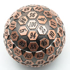 Gamers Guild AZ Chinese Dice Metal D100 - Copper Alibaba