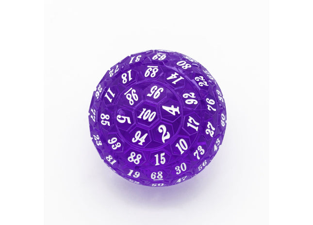 Gamers Guild AZ Chinese Dice Plastic D100 - Purple Alibaba