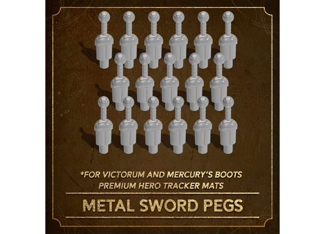 Gamers Guild AZ Chip Theory Games Hoplomachus: Hero Tracker Metal Sword Pegs (Pre-Order) GTS