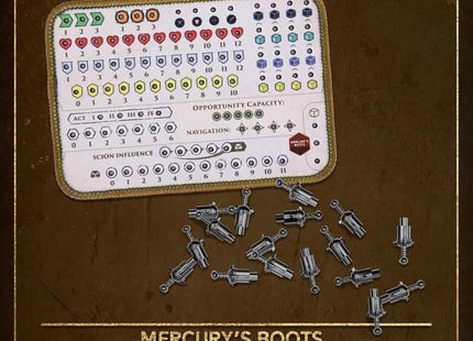 Gamers Guild AZ Chip Theory Games Hoplomachus: Victorum: Mercury's Boots Hero Tracker Mat (Pre-Order) GTS
