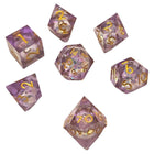 Gamers Guild AZ Chronicle RPG Accessories 7 Dice Set: Nebula Liquid Core - Pink ACD Distribution
