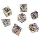 Gamers Guild AZ Chronicle RPG Accessories 7 Dice Set: Sparkle Liquid Core - Icy ACD Distribution