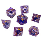Gamers Guild AZ Chronicle RPG Accessories 7 Dice Set: Sparkle Liquid Core - Mauve ACD Distribution