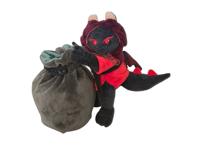 Gamers Guild AZ Chronicle RPG Accessories Dice Bag: Black Dragon Plush (Pre-Order) ACD Distribution