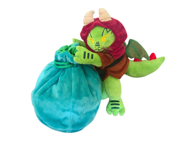 Gamers Guild AZ Chronicle RPG Accessories Dice Bag: Green Dragon Plush (Pre-Order) ACD Distribution