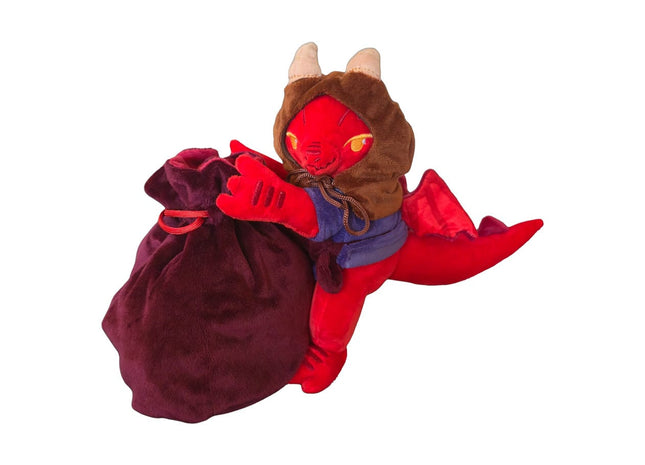 Gamers Guild AZ Chronicle RPG Accessories Dice Bag: Red Dragon Plush (Pre-Order) ACD Distribution