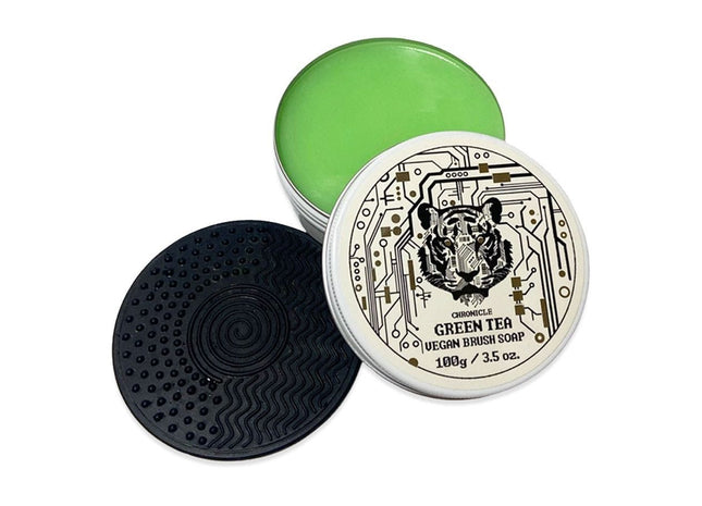 Gamers Guild AZ Chronicle RPG Accessories Green Tea Vegan Brush Soap, 100g / 3.5oz ACD Distribution