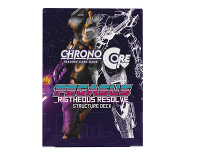 Gamers Guild AZ Chrono Core TCG Chrono Core TCG: Pegasus - Righteous Resolve Structure Deck (Pre-Order) Southern Hobby
