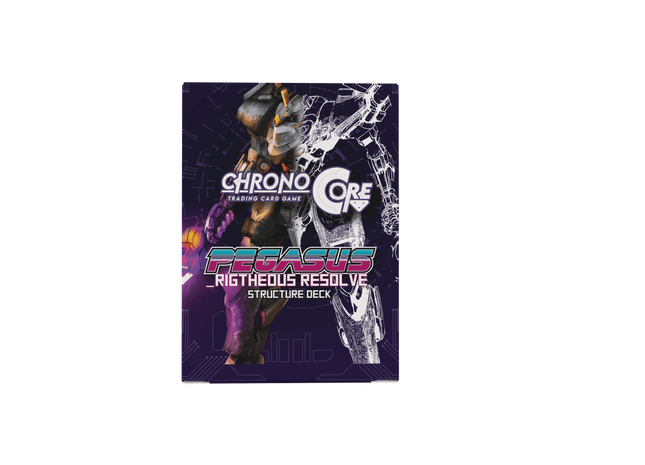 Gamers Guild AZ Chrono Core TCG Chrono Core TCG: Pegasus - Righteous Resolve Structure Deck (Pre-Order) Southern Hobby